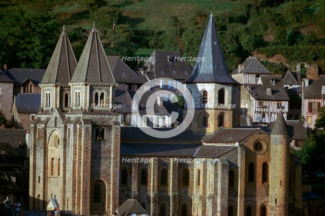 Abbey-Church of St Foy, 11th century. Artist: Unknown