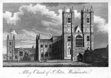 Abbey Church of St Peter, Westminster London, 1805