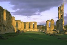 Abbey church, Byland Abbey, North Yorkshire, 1998. Artist: J Richards