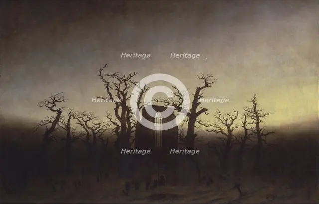 Abbey among Oak Trees, ca 1809. Artist: Friedrich, Caspar David (1774-1840)