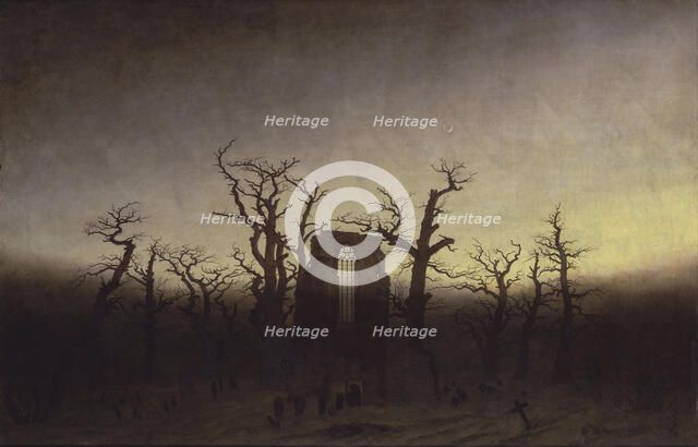Abbey among Oak Trees, ca 1809. Artist: Friedrich, Caspar David (1774-1840)