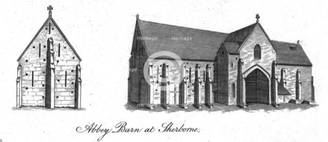 'Abbey Barn at Sherborne'. Creator: Unknown.