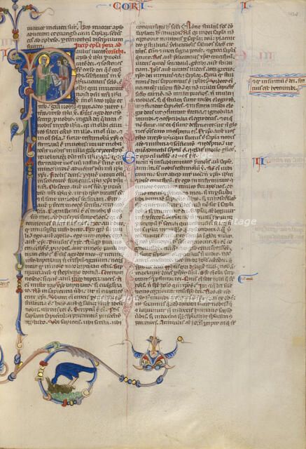 Abbey Bible, about 1250-1262. Creator: Unknown.