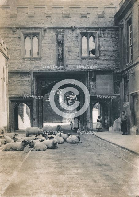 Abbey Gate, Abingdon, Oxfordshire, c1880s(?). Artist: Unknown.