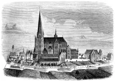 Abbey of Saint-Denis, late 16th century (1849)