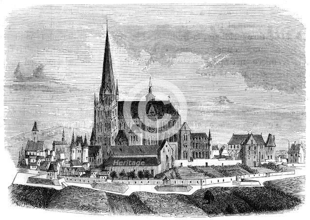 Abbey of Saint-Denis, late 16th century (1849). Artist: Unknown