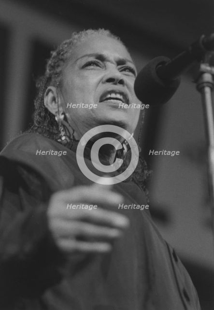 Abbey Lincoln, North Sea Jazz Festival, Netherlands, 1995. Creator: Brian Foskett.