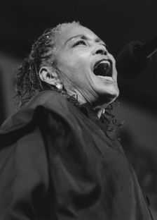 Abbey Lincoln, North Sea Jazz Festival, Netherlands, 1995. Creator: Brian Foskett