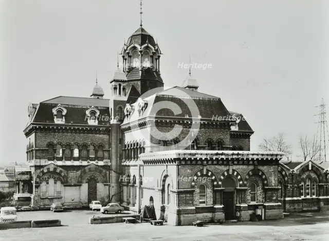 Abbey Mills Pumping Station, Newham, London: exterior, 1968. Creator: Unknown.