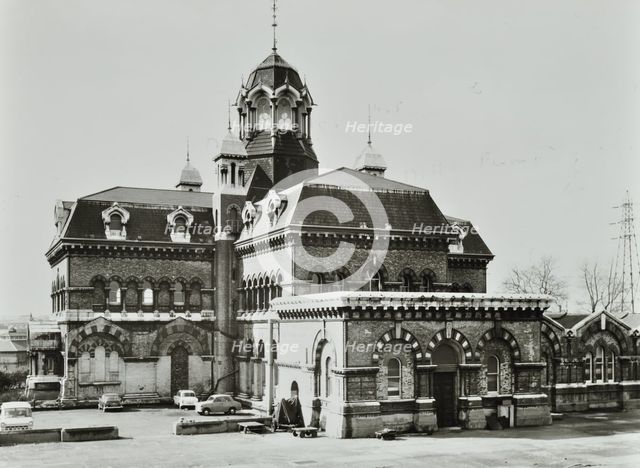 Abbey Mills Pumping Station, Newham, London: exterior, 1968. Creator: Unknown.