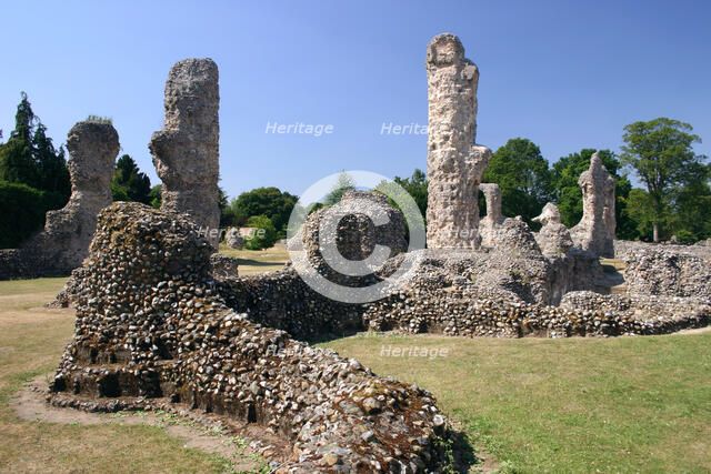 Abbey Ruins, Bury St Edmunds, England.
