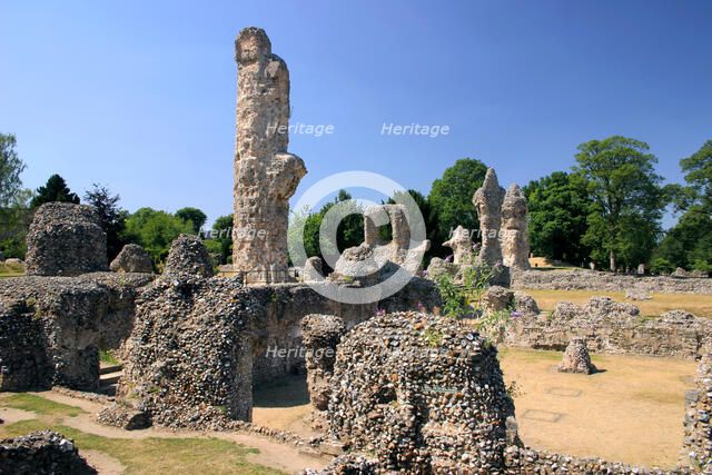 Abbey Ruins, Bury St Edmunds, England.