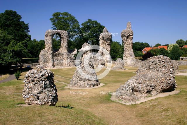 Abbey Ruins, Bury St Edmunds, England.