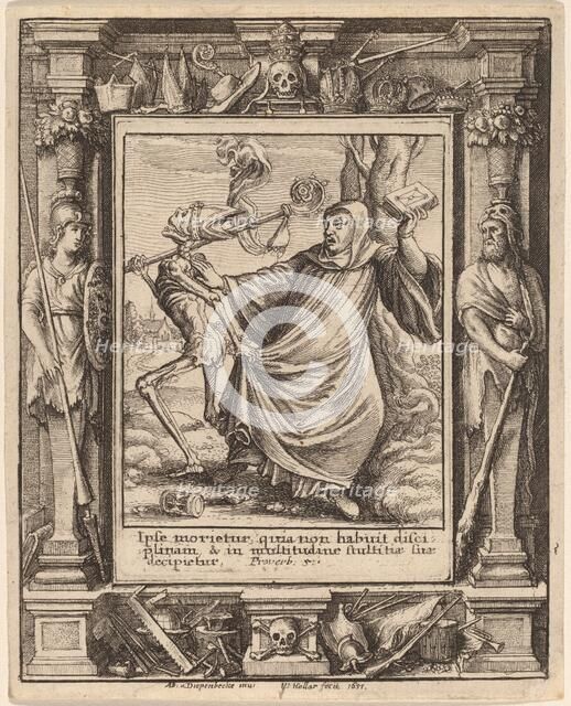 Abbot, 1651. Creator: Wenceslaus Hollar.