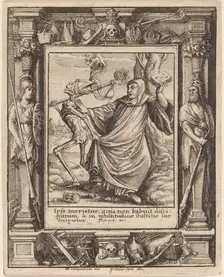 Abbot, 1651. Creator: Wenceslaus Hollar