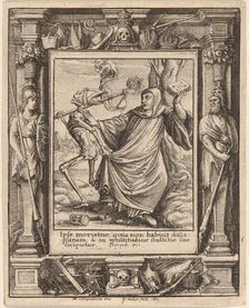 Abbot, 1651. Creator: Wenceslaus Hollar