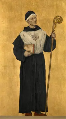 Abbot of the Eekhout Abbey, 1889. Creator: Albrecht De Vriendt