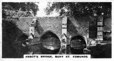 Abbot's Bridge, Bury St Edmunds, Suffolk, c1920s