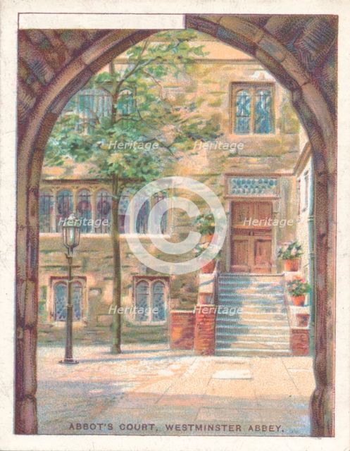 'Abbot's Court, Westminster Abbey', 1929. Artist: Unknown.