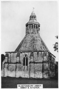 Abbot's kitchen, Glastonbury Abbey, 1936
