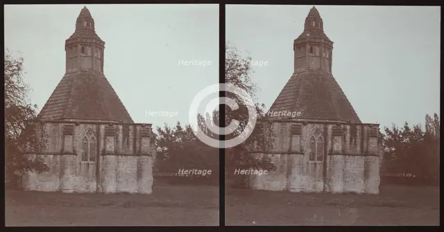 Abbot's Kitchen, Glastonbury Abbey, Glastonbury, Mendip, Somerset, 1913. Creator: Walter Edward Zehetmayr.
