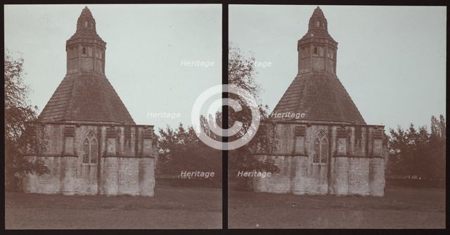 Abbot's Kitchen, Glastonbury Abbey, Glastonbury, Mendip, Somerset, 1913. Creator: Walter Edward Zehetmayr.