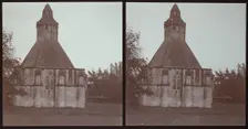 Abbot's Kitchen, Glastonbury Abbey, Glastonbury, Mendip, Somerset, 1913. Creator: Walter Edward Zehetmayr