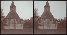 Abbot's Kitchen, Glastonbury Abbey, Glastonbury, Mendip, Somerset, 1913. Creator: Walter Edward Zehetmayr