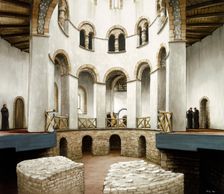 Abbot Wulfric's rotunda at St Augustine's Abbey, c12th century, (c1990-2010). Artist: Peter Urmston