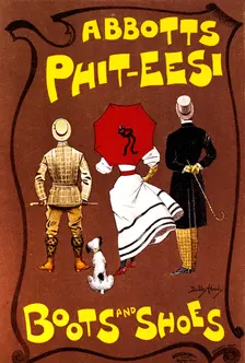 Abbotts Phit-Eesi Boots and Shoes c1887-1922. Artist: Dudley Hardy