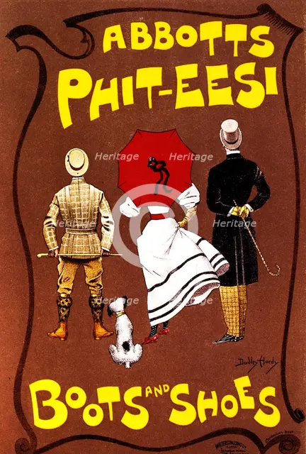 'Abbotts Phit-Eesi Boots and Shoes', c1887-1922. Artist: Dudley Hardy