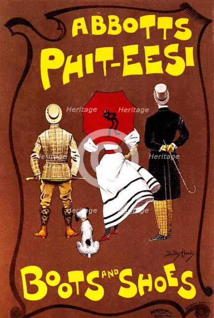 'Abbotts Phit-Eesi Boots and Shoes', c1887-1922. Artist: Dudley Hardy
