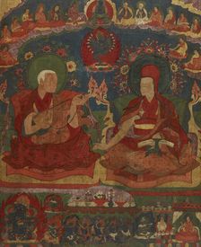 Abbots of the Ngor Monastery, late 16th century. Creator: Unknown