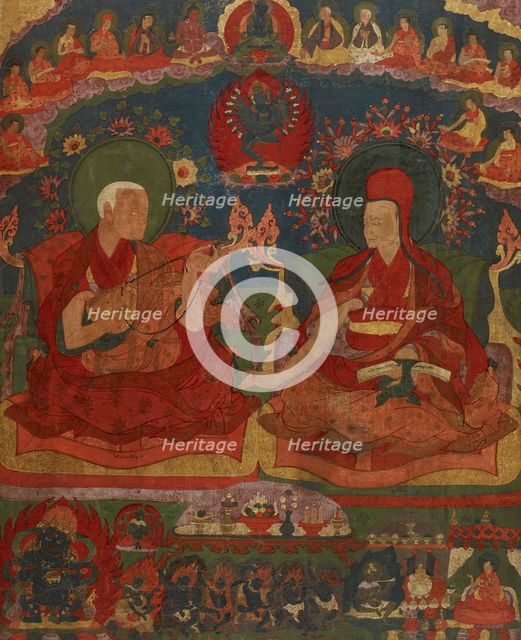 Abbots of the Ngor Monastery, late 16th century. Creator: Unknown.