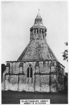 Abbot's kitchen, Glastonbury Abbey, 1936
