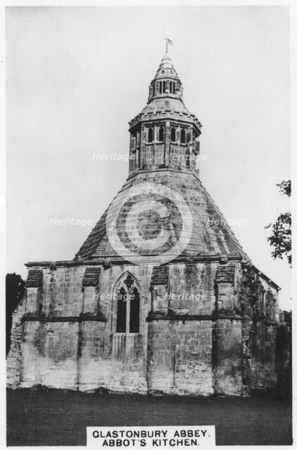 Abbot's kitchen, Glastonbury Abbey, 1936. Artist: Unknown