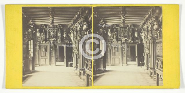 Abbotsford - The Hall, Mid 19th century. Creator: George Washington Wilson.