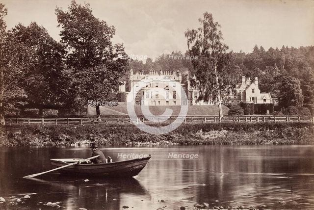 Abbotsford from the Tweed, c1880. Creator: George Washington Wilson.