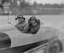 ABC of Eric Gordon England, JCC 200 Mile Race, Brooklands, 1921. Artist: Bill Brunell
