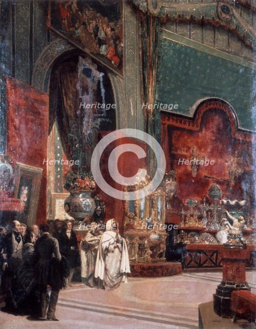 'Abd al-Kadir Visits the Exposition Universelle de Paris', 1855.  Artist: Prosper Lafaye