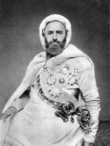 Abd al-Qadir, Algerian Sufi and political and military leader, 1875