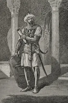 Abd al-Rahman III (891-961), Umayyad caliph of Córdoba (929-961), 1890. Creator: Joan Serra y Pausas