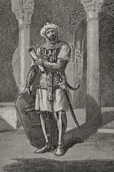 Abd al-Rahman III (891-961), Umayyad caliph of Córdoba (929-961), 1890. Creator: Joan Serra y Pausas