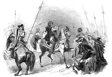 Abd-el-Kader, from an authentic French portrait, 1845. Creator: Unknown