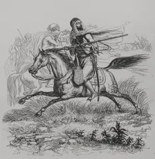 Abd el-Kader's cavalry, 1856. Creator: Unknown