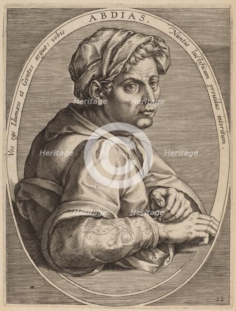 Abdias, published 1613. Creator: Theodoor Galle.
