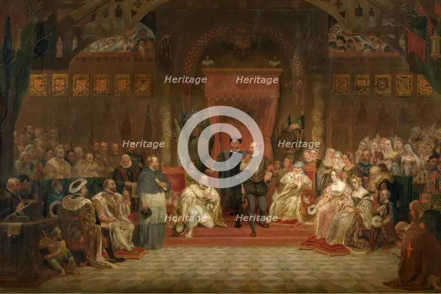 Abdication of Charles V. Creator: Philippe Jacques van Bree.