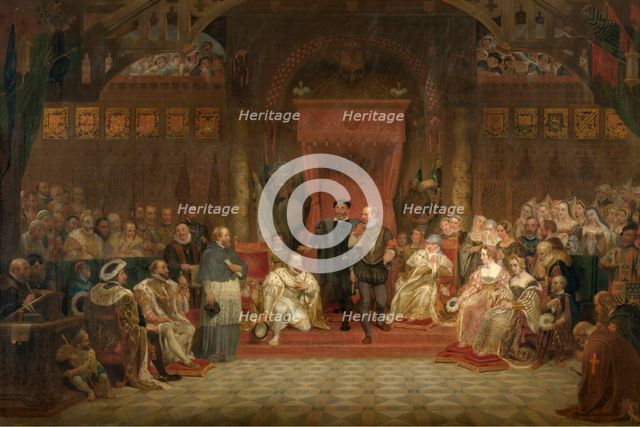 Abdication of Charles V. Creator: Philippe Jacques van Bree.