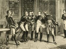Abdication of Napoleon Bonaparte (1815), 1890. Creator: Unknown