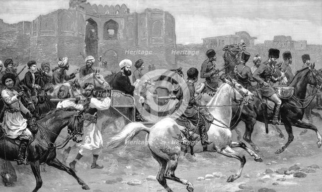 Abdor Rahman Khan (1844-1901), ruler of Afghanistan (1880-1901), 1893. Artist: Unknown